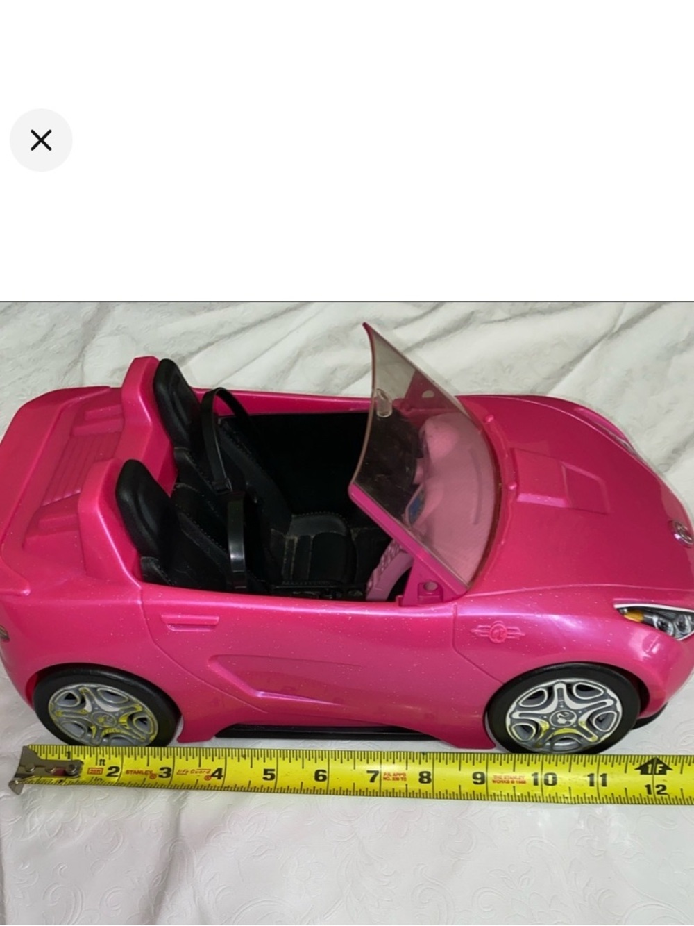 Mattel • 2016 • Pink Sparkle • Barbie • Convertible • Toy Car